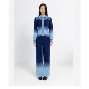 CARLOTA CAHIS SZ S Small Lago Rider Jacket Pants Merino Cotton Cardigan Sweater